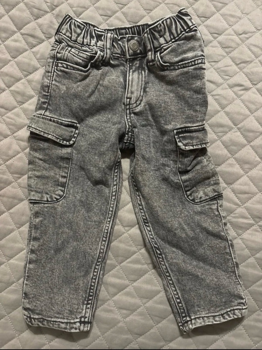 H&M Grey Cargo Jeans for Kids